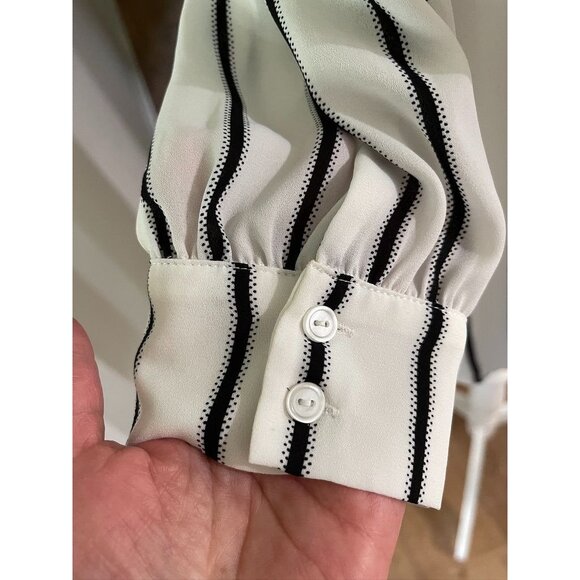 EUC Forever 21 Off-Shoulder Striped Dress - Picture 4 of 6